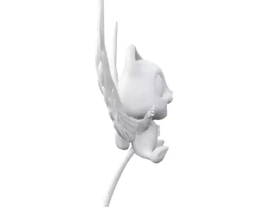 Happy Fairy tail 3D  MODEL  Zbrush OBJ 3D model