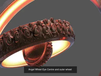 Angel Wheel collection 1 3D Model Pack