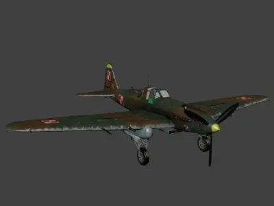 Ilyushin Il 2 Free low-poly 3D model