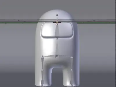 Among us  3d model Low-poly 3D model