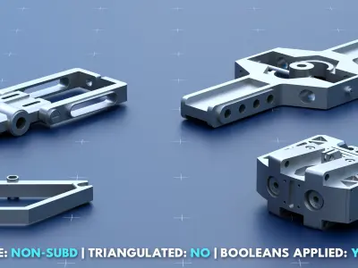 Factory Greeble Kitbash Pack 6 3D model