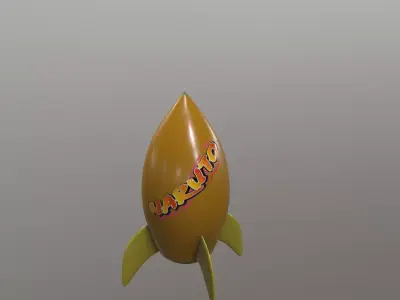  It is rocket PS Naruto style 3D model
