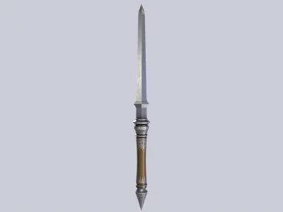 Dagger Low-poly 3D model purchase