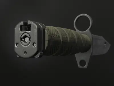 Knife  M9 Low-poly 3D model