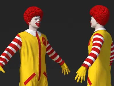 McDonalds Clown 3D model