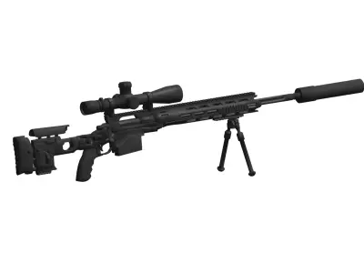 M2010 Enhanced Sniper Rifle 3D model