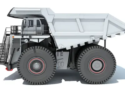 Mining Dump Truck 3D model from CGTrader