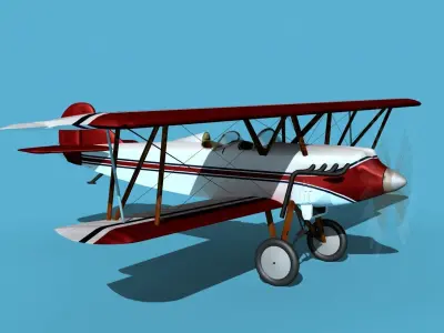 Travelair 2000 V07 3D model
