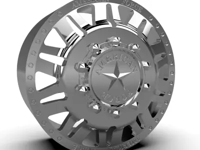 AMERICAN FORCE 9 LIBERTY DRW WHEEL 3D print model