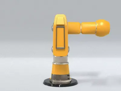 laos Mechanical arm robot Low-poly 3D model