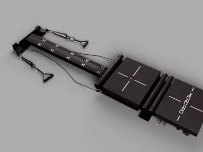 High-Quality Micro Pro Reformer Gym Equipment  3D model