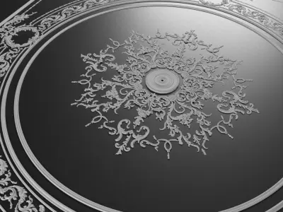 classical ornament  decor  Free 3D model