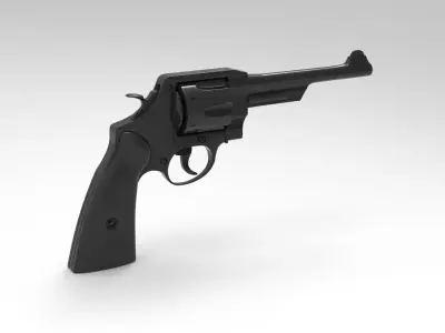 revolver 3D model 10