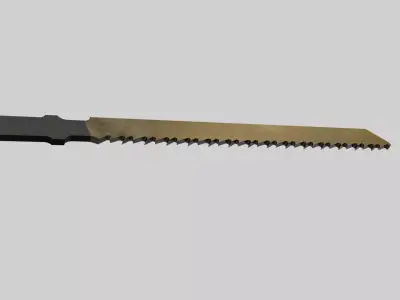 Wood jigsaw cutter blade Free 3D model
