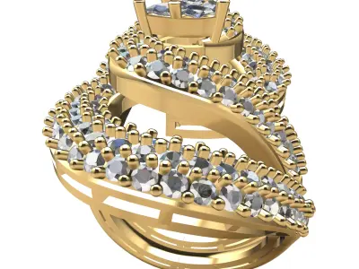 THE BEST ANTIQUE STYLE RING DESIGN  3D print model