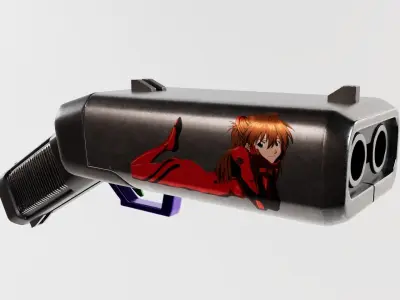 Shotgun textured  Free 3D model