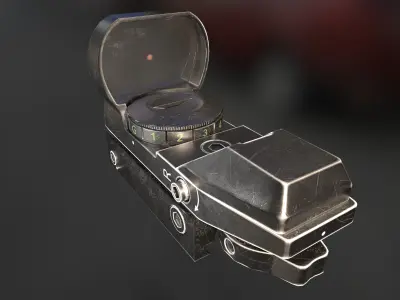 Red Dot Sight Low-poly 3D model purchase