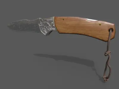 Knife Free 3D model buy