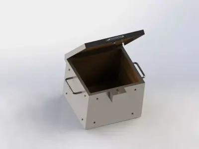 explosive box single 3D model