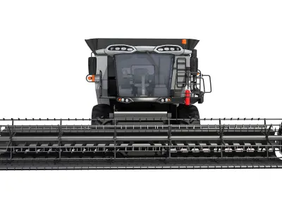 Combine Harvester 3D model 5