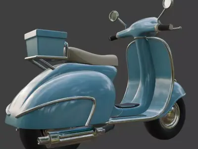 Scooter 3D Model 3D model shop