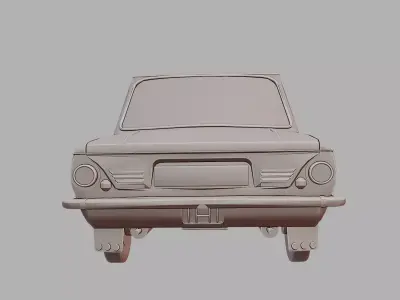 ZAZ 968 Zaporozhets Classic Soviet Car 3D Printable  3D print model