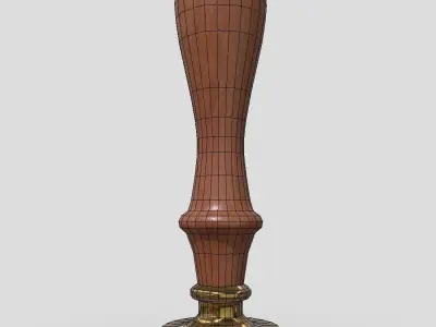 Wax Stamp Low-poly 3D model