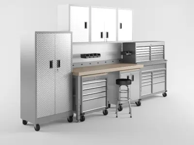 Garage Furniture Set 2 3D model