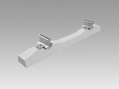 Rail fastening GBR-65 3D model