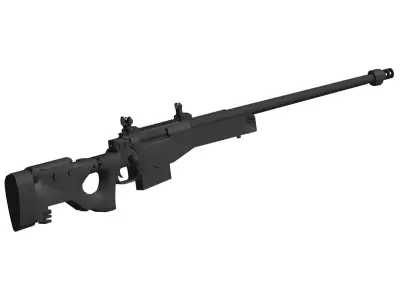Accuracy International Arctic Warfare 3D model buy