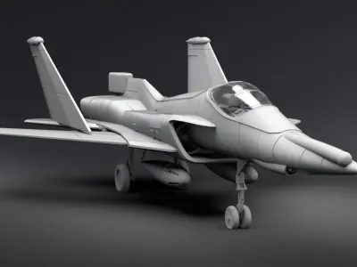 Mig242 Flamefox Scale model 3D print model