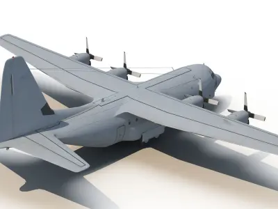 AirCraft-Ultra-Realistic - Premium Quality game Ready Low-poly 3D model