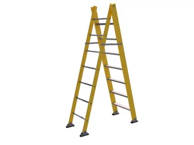 step ladder 3D model buy