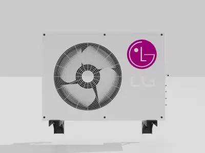 AC and heating unit LG  3D model