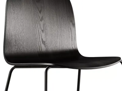 Muuto Visu Wide Chair Sled Base 3D model