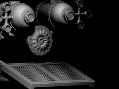 Medieval Cannon 3d print model 3D print model