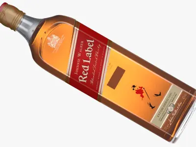 Johnnie Walker Whisky All Flavours Bottle Collection 3D model