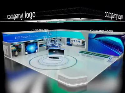 Booth design 3D model order