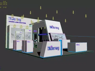 Exhibition - Area - 9X6-3DMAX2009-074 3D model