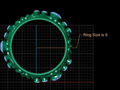 VINTAGE CARVING RING 3D PRINTABLE MODEL 3D print model