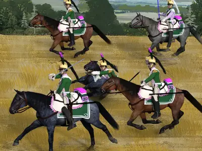 Napoleons 13th Dragoons 3D model