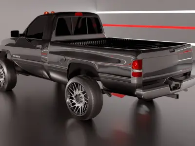 Dodge Ram 1500 old 3D model