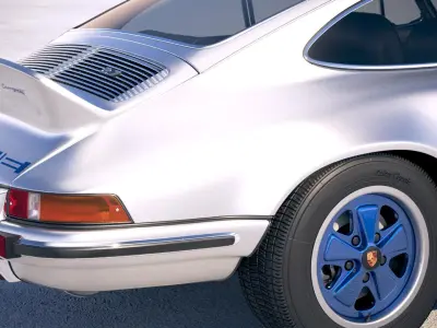 Porsche 911 Carrera RS 1973 3D model buy