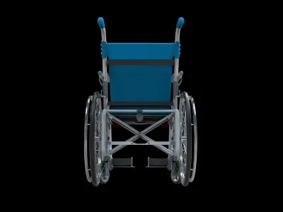 Wheelchair 3d model patient emergency  3D model