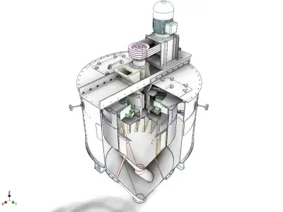 Air Classifier Air Separator   Free 3D model