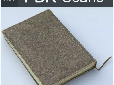 Notebook Middle Poly 3D model