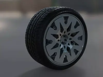 tire rims formation sport design  3D model