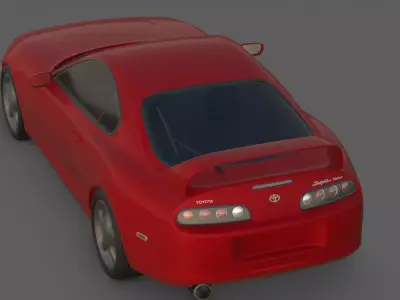 1994 Toyota Supra MK IV 3D Model  The Legendary JDM Icon Low-poly 3D model