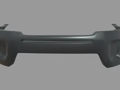 Front Bumper Range Rover Evoque Low-poly 3D model