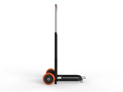 Cart Storage Orange 3D model